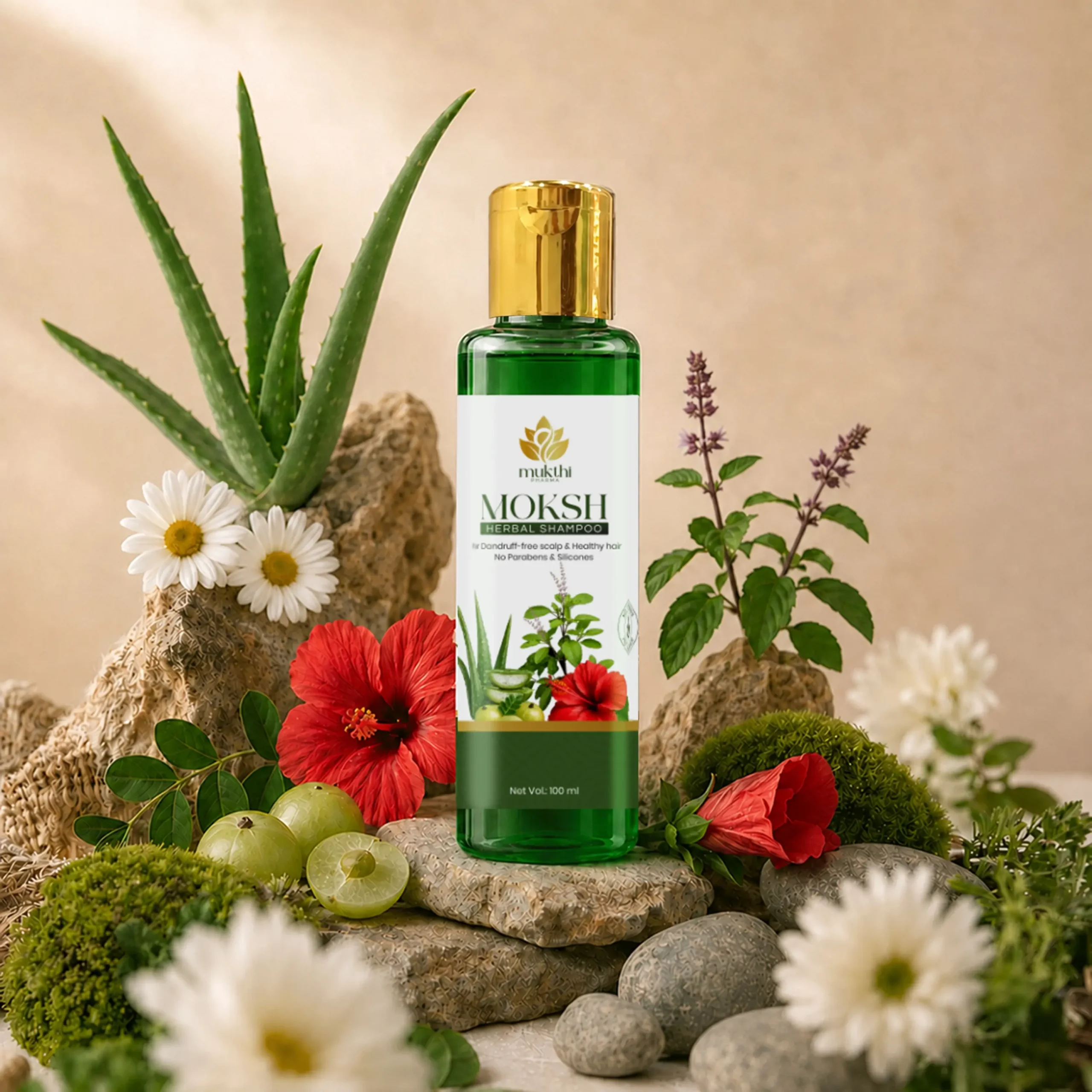 MOKSH Herbal Shampoo