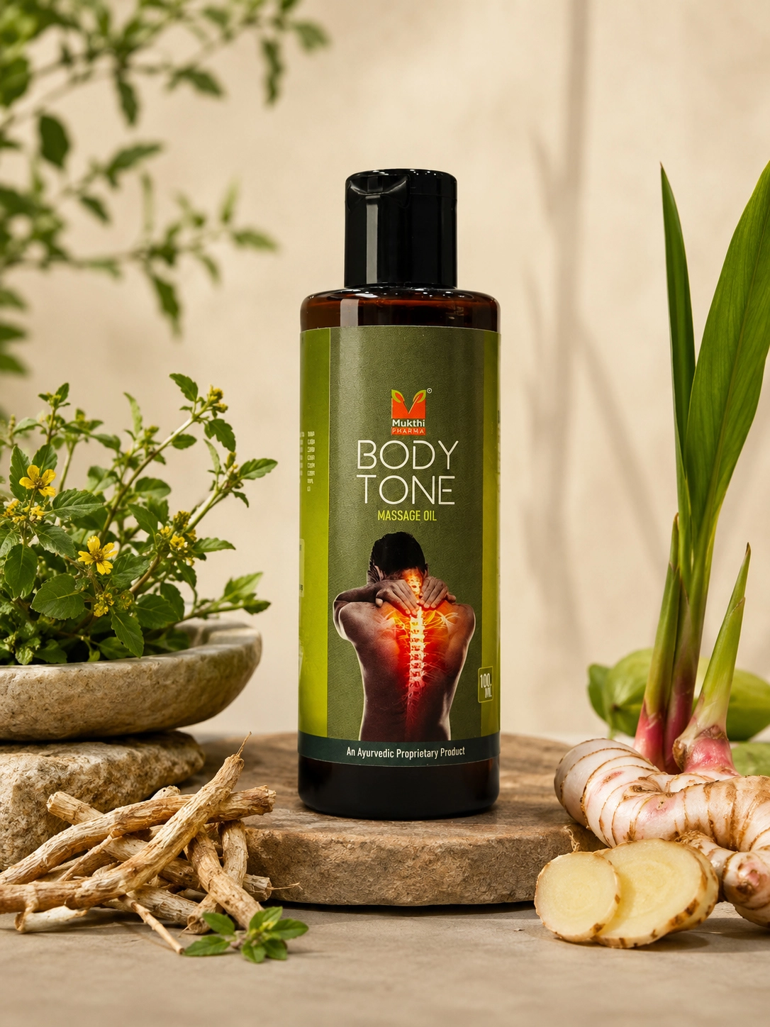 Body tone massage oil 100ml